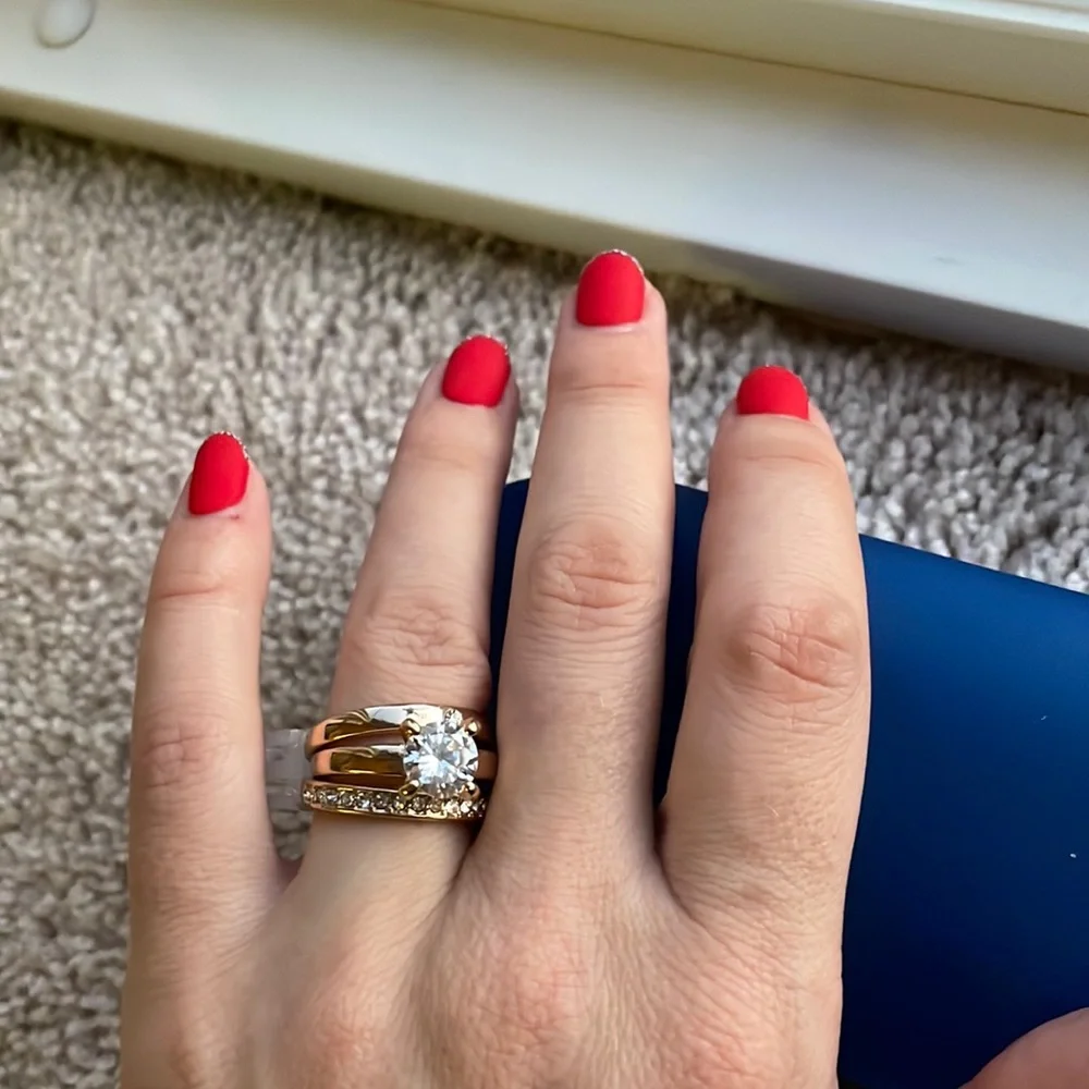 Two beautiful  fashion rings for the price of one ❤️